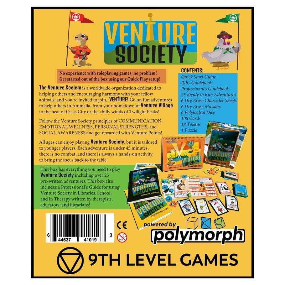 9th Level Games Tabletop Games > Role-Playing Games Venture Society 644637410193 9LG4000