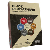 Warpaints Combat Se7ens: Black Relic Armour Army Paint Set.
