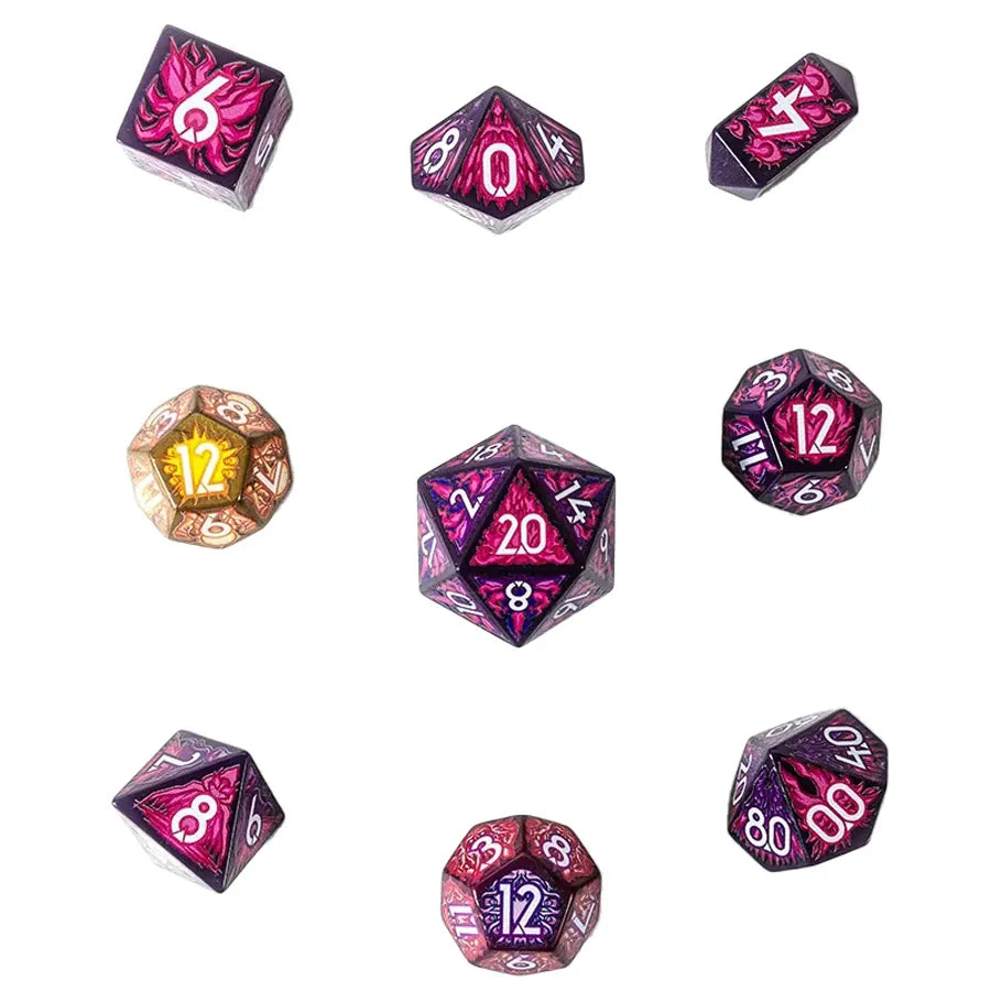 Dice 9-set: Daggerheart - Warlock.