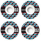 --- Skateboards > Wheels Consolidated Wheels Cracked Cube 53mm 99A - Set of 4 12900860