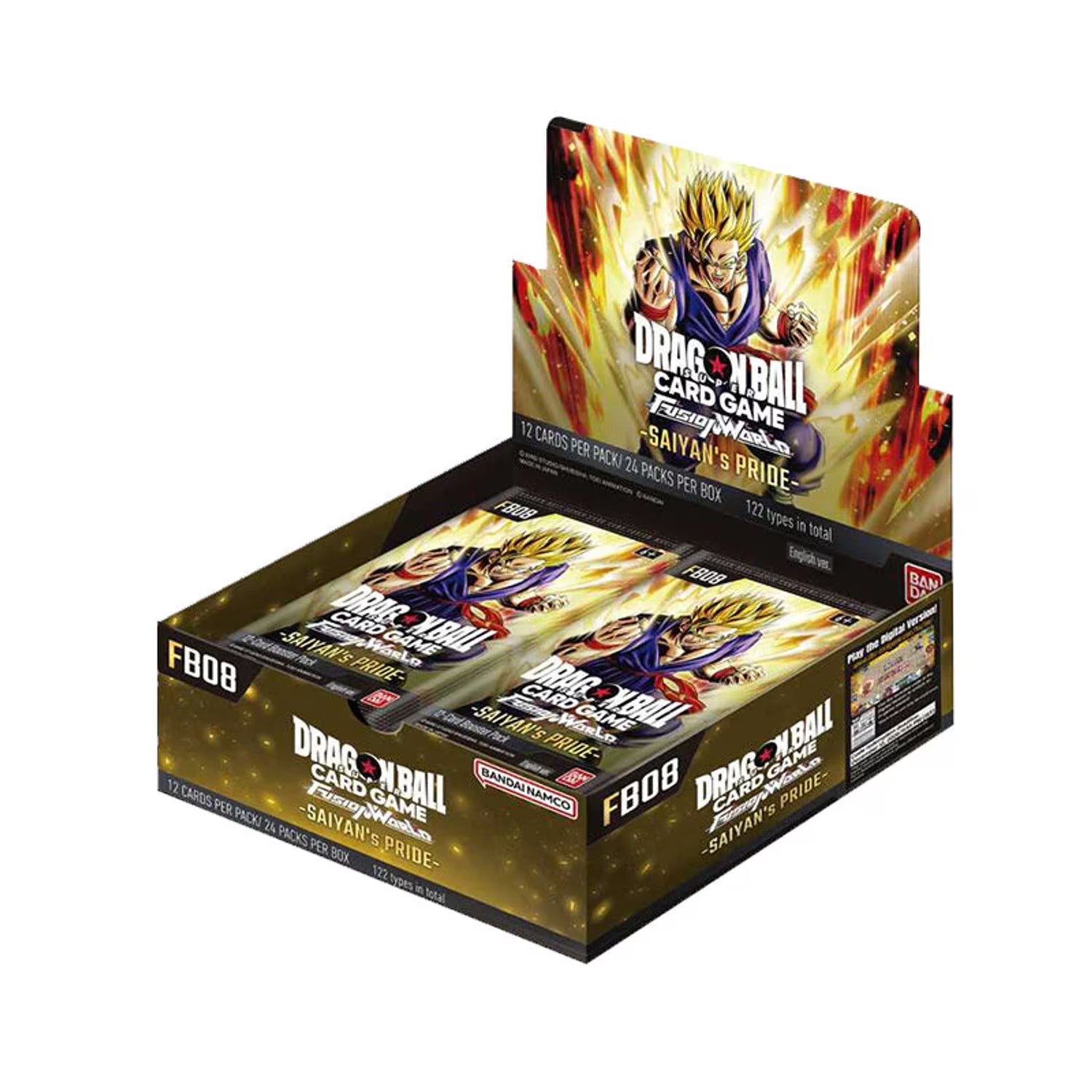 Dragon Ball Super Fusion World TCG: Saiyan`s Pride Set 08 Booster Pack (FB08)