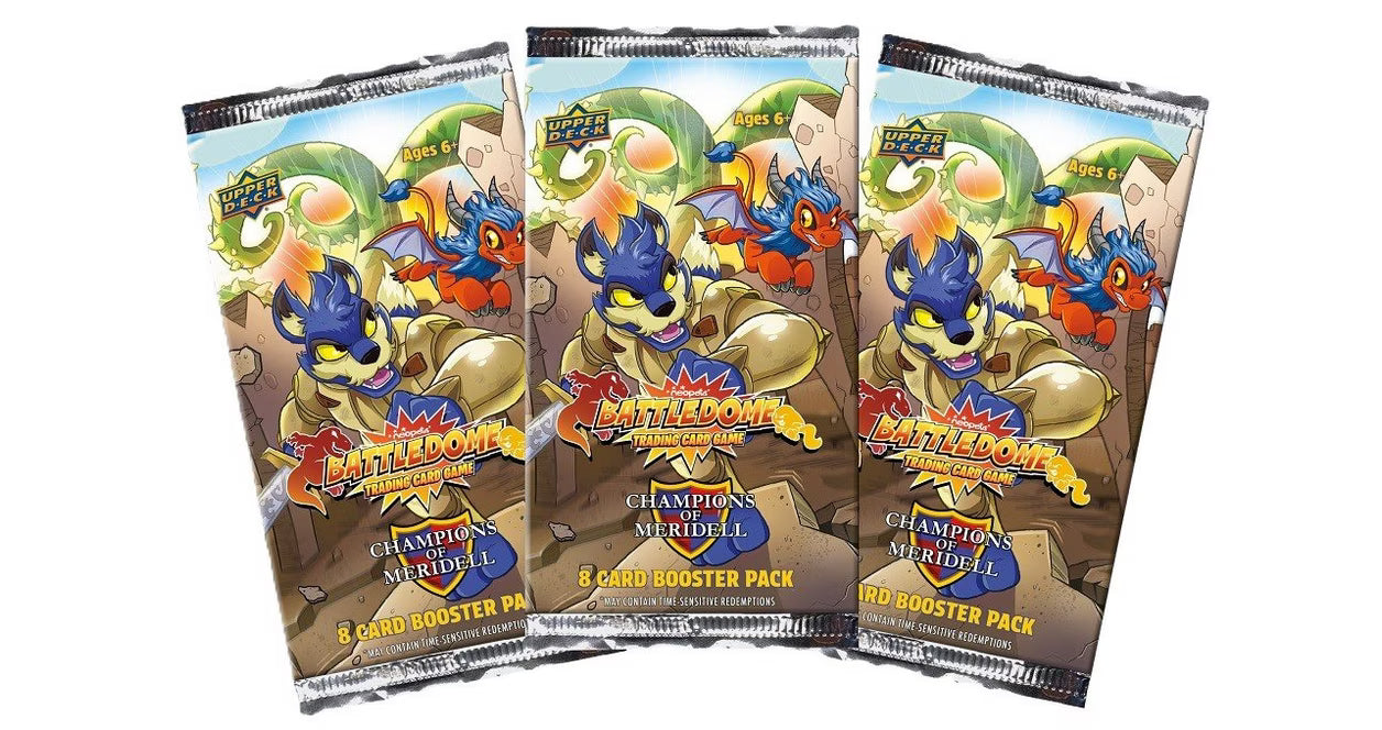 Upper Deck Entertainment Trading Card Games Neopets Battledome: Champions of Meridell: Booster Pack 053334302654 UPR30264