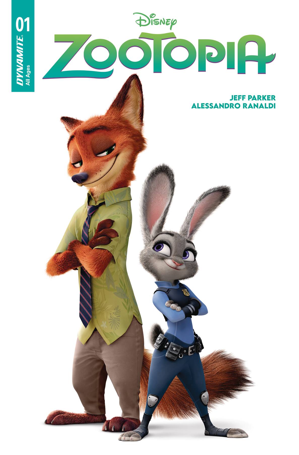 ZOOTOPIA #1 CVR K 1:10 INCV MOVIE CHARACTERS FOIL