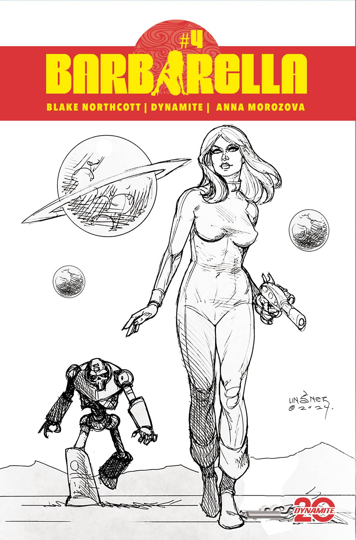 BARBARELLA #4 CVR H 1:10 INCV LINSNER LINE ART 