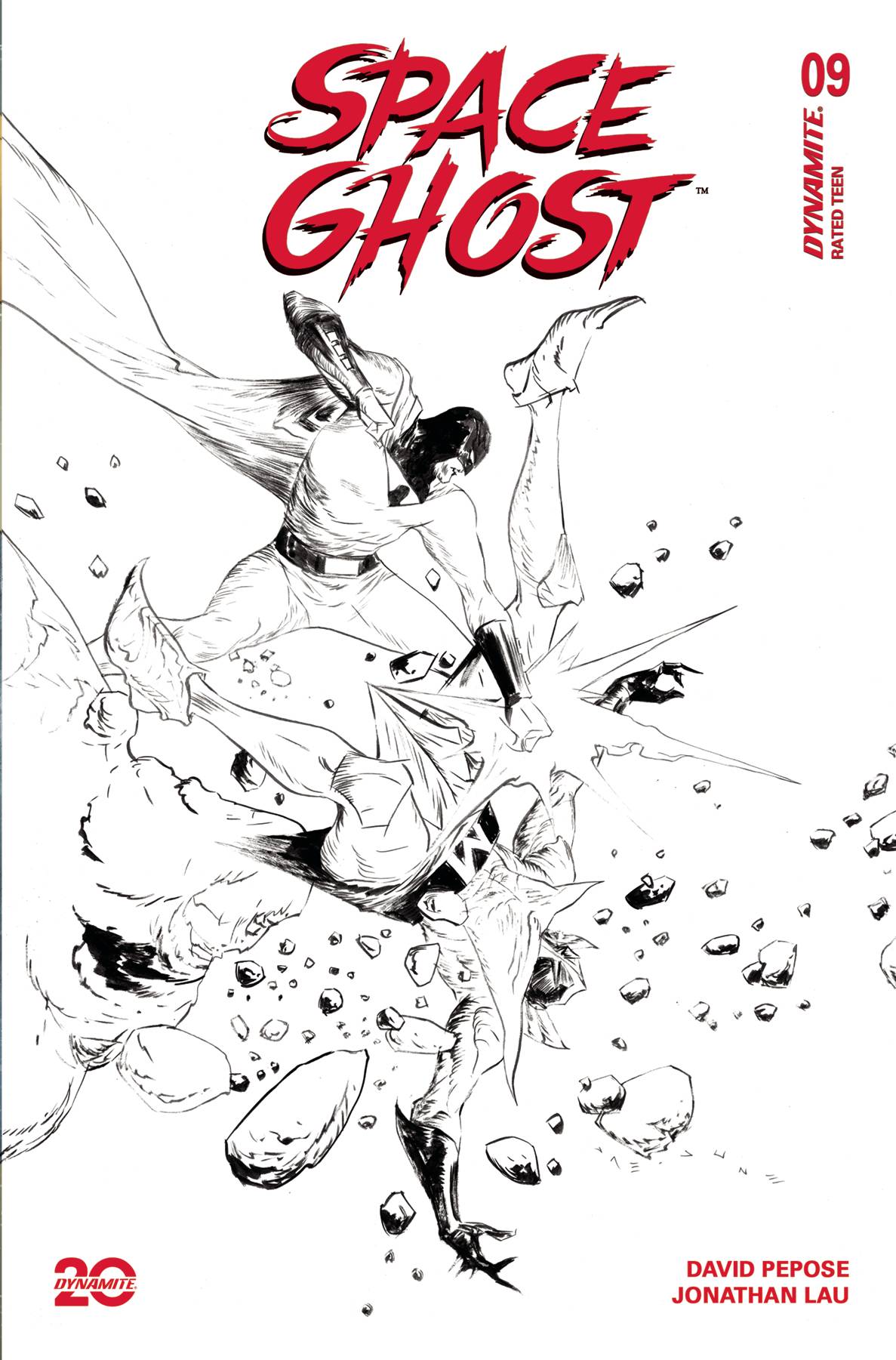 SPACE GHOST #9 CVR H 1:15 INCV LEE LINE ART