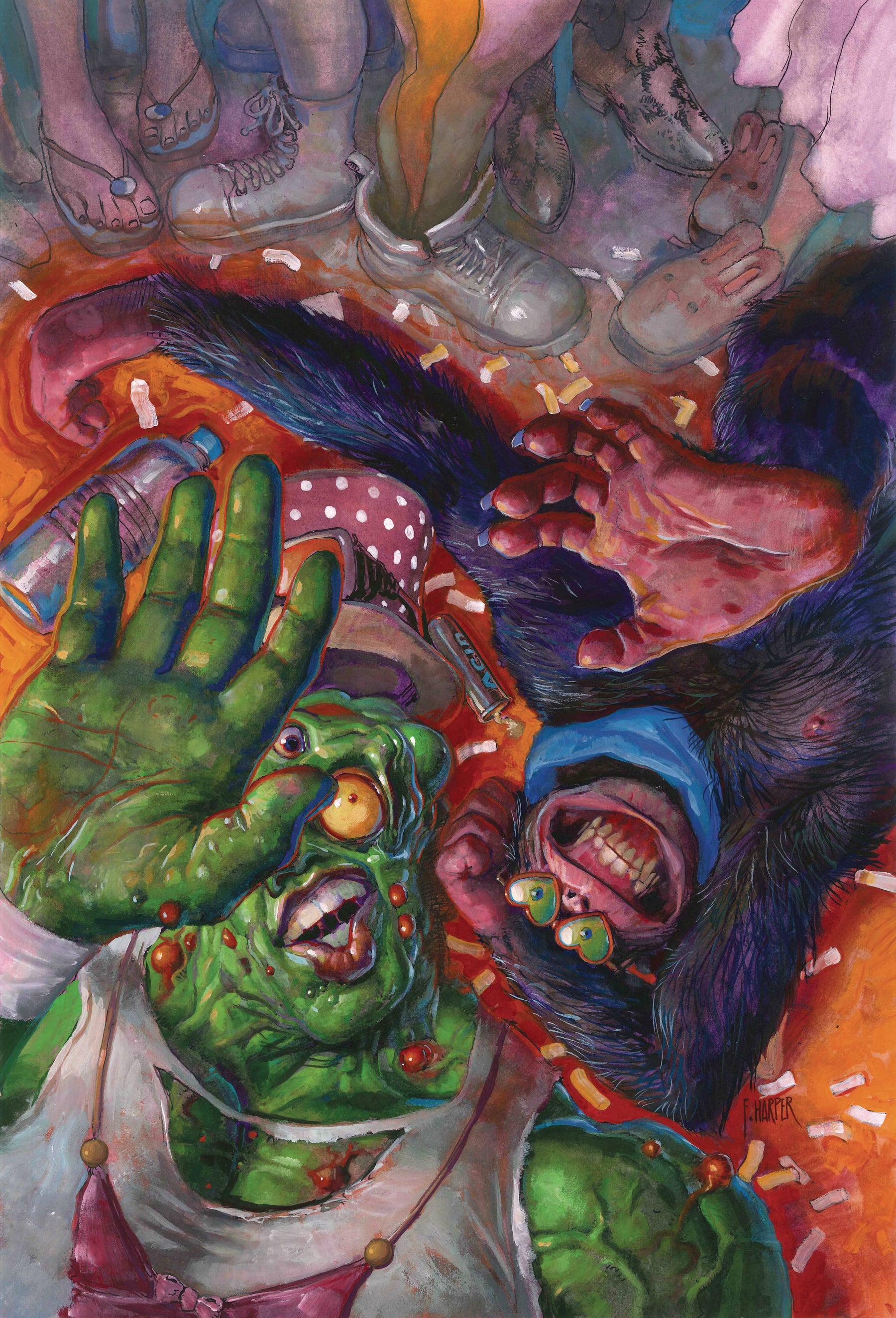 TOXIE TEAM UP #3 (OF 5) CVR A HARPER (MR)