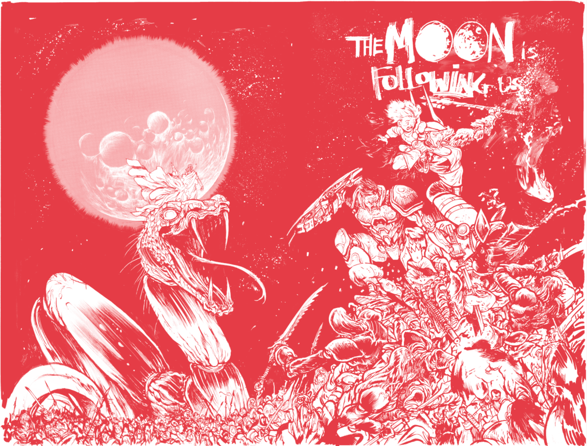 The Moon Is Following Us #1 Blood Moon Edition Third Eye Exclusive