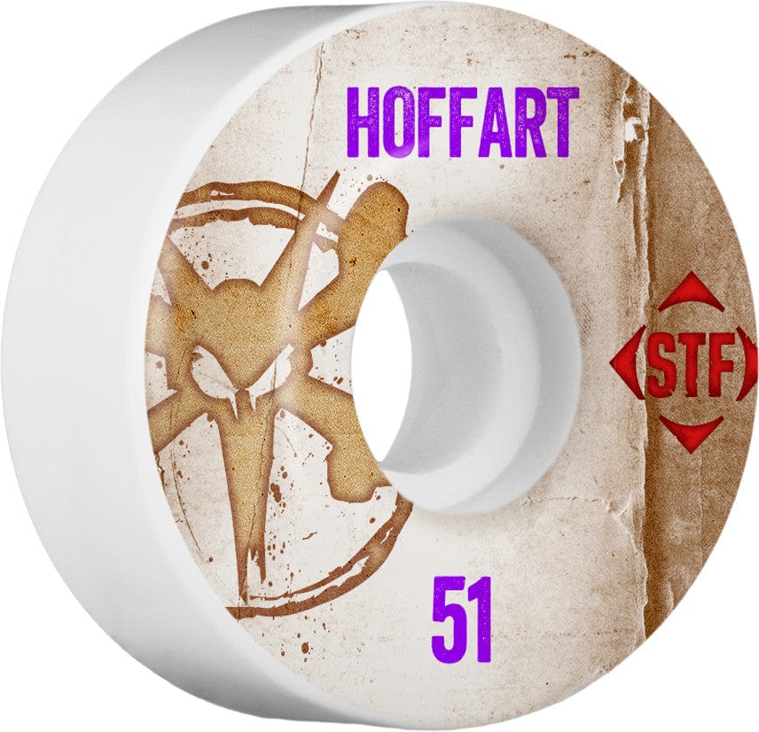 --- Skateboards > Wheels Bones: STF v2 51mm x 83B - Hoffart Vintage 845584079512 845584079512