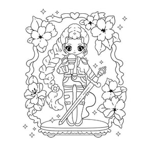 The Unofficial Coloring Book For Fans of KPop Demon Hunters.