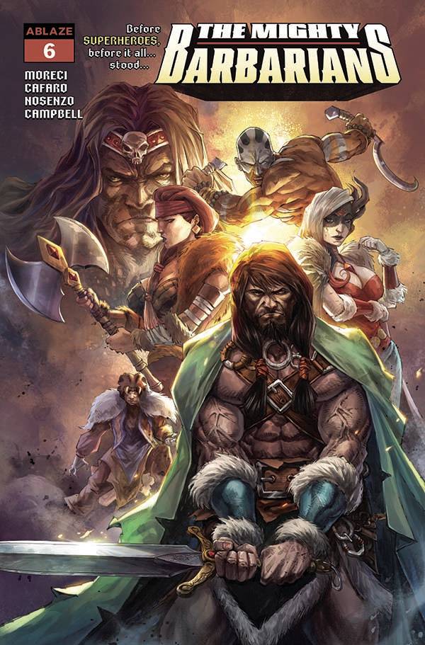 Ablaze Publishing Comic Books MIGHTY BARBARIANS #6 CVR A ALAN QUAH (MR) 85000892737906011 JUL230976