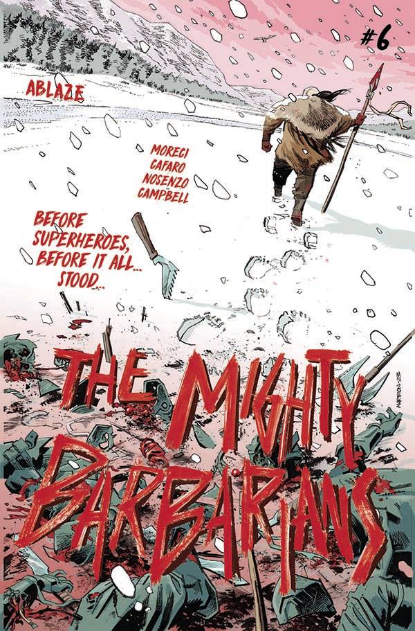 Ablaze Publishing Comic Books MIGHTY BARBARIANS #6 CVR B EOIN MARRON (MR) 85000892737906021 JUL230977