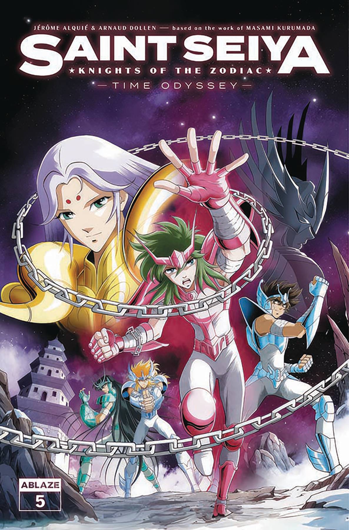 ABLAZE PUBLISHING Comic Books Saint Seiya Knights Of Zodiac Time Odyssey #5 Cvr C Alquie 85000892739305031 DEC230884
