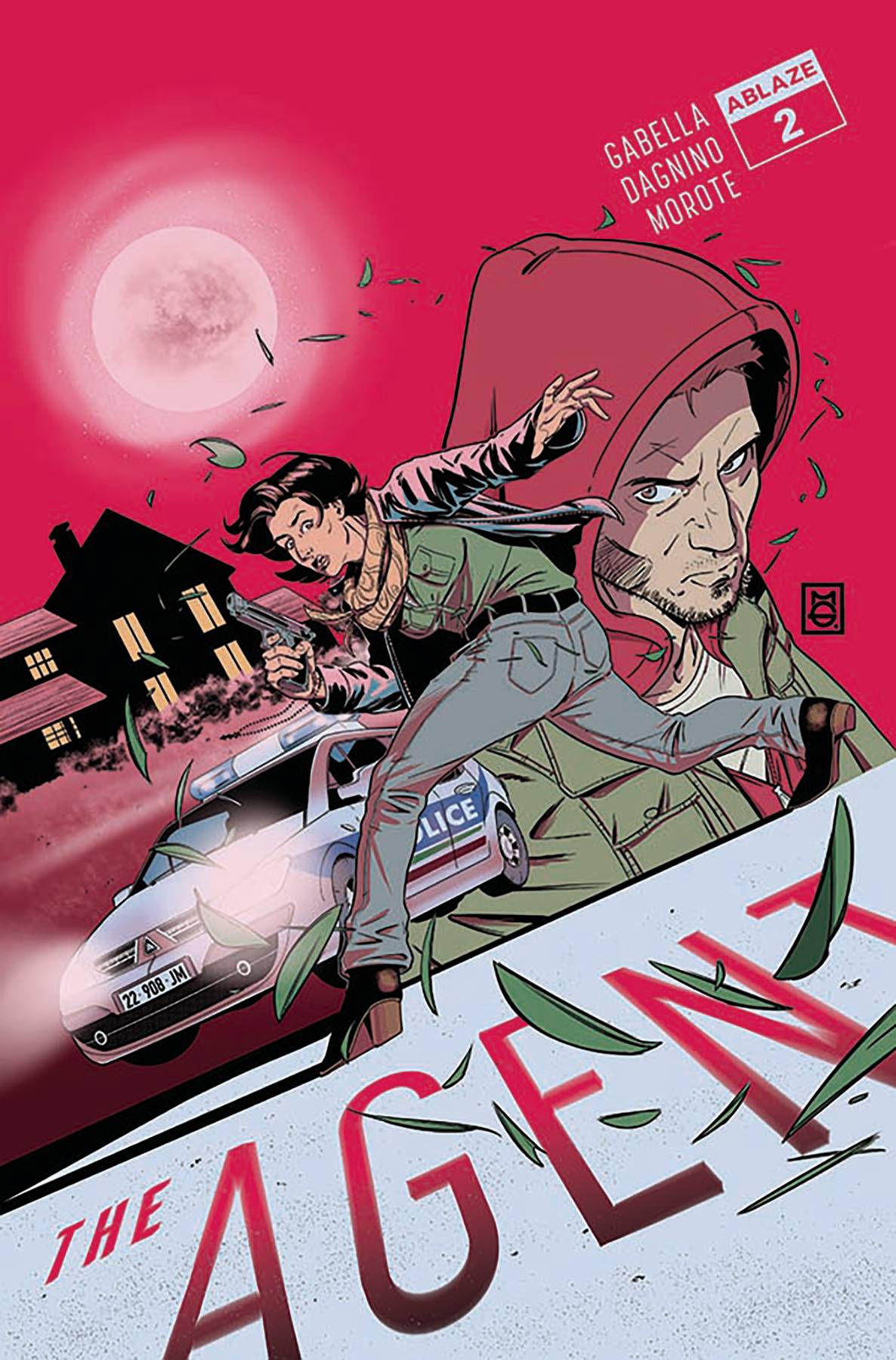 Ablaze Publishing Comic Books THE AGENT #2 CVR B MATT GAUDIO (MR) 85000892742302021 OCT231038