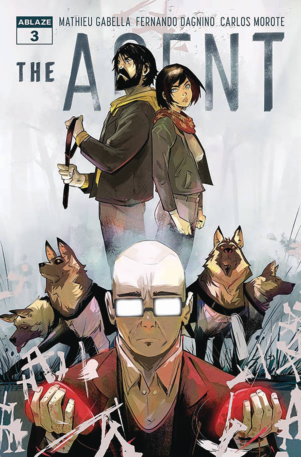 Ablaze Publishing Comic Books THE AGENT #3 CVR B DJET (MR) 85000892742303021 NOV230840