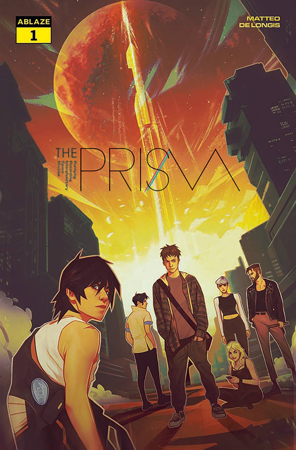 Ablaze Publishing Comic Books THE PRISM #1 CVR B FRANCESCO TOMASELLI (MR) 85000892741601021 AUG231078