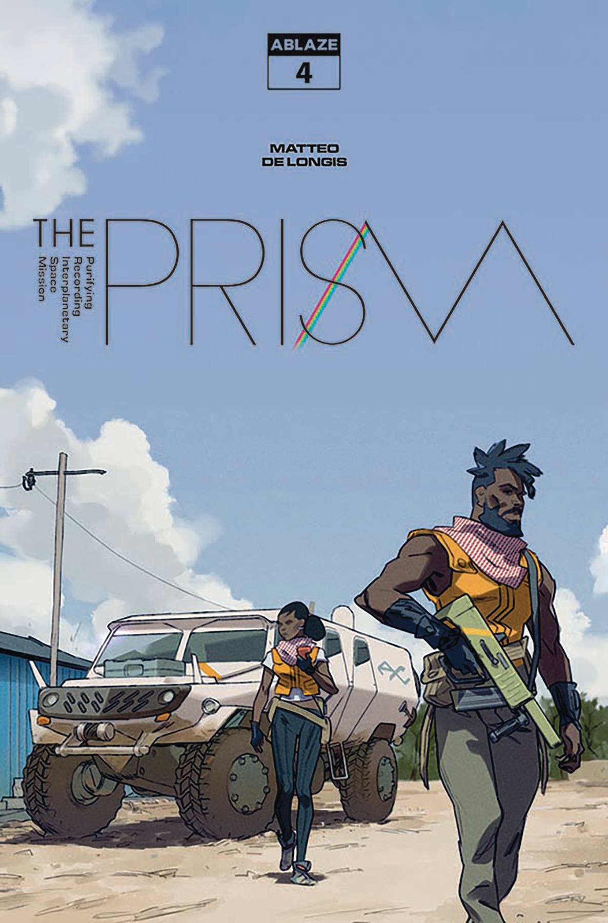 Ablaze Publishing Comic Books THE PRISM #4 CVR A  MATTEO DE LONGIS (MR) 85000892741604011 NOV230825