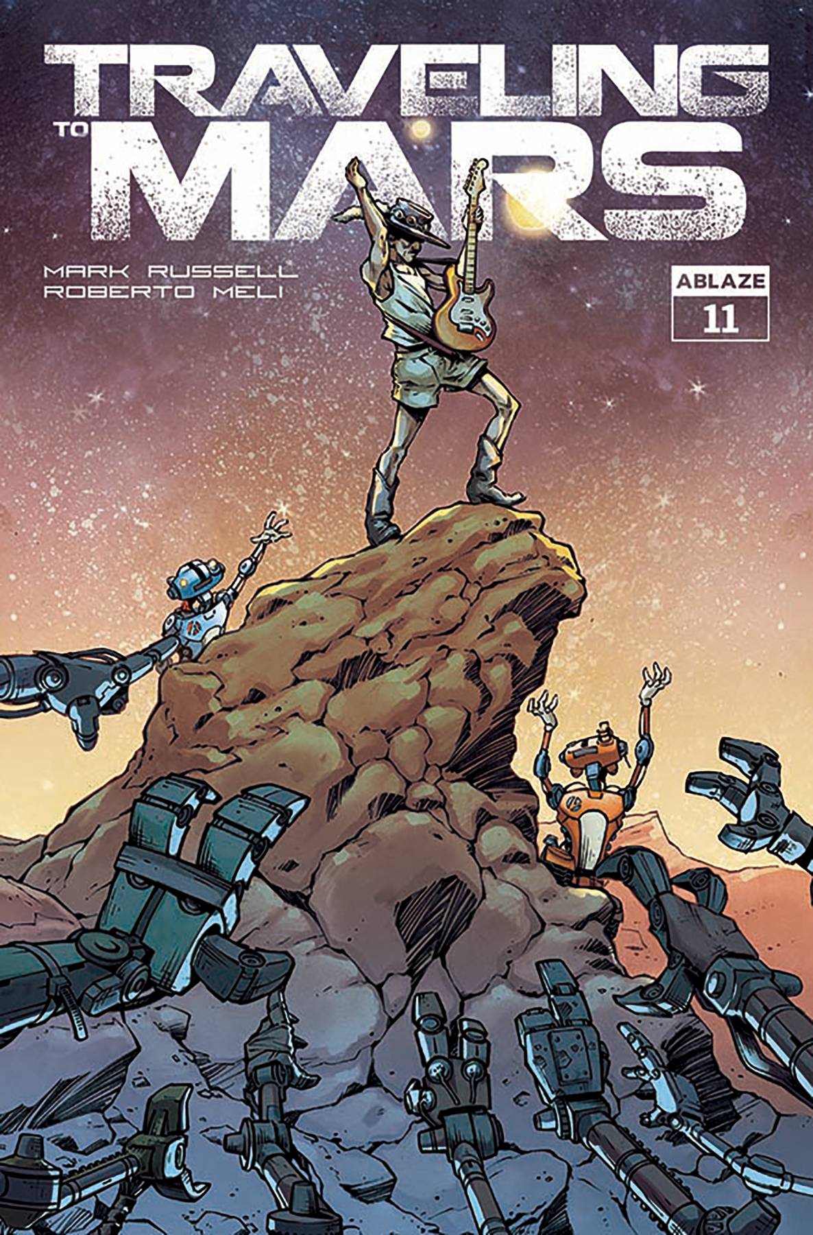 Ablaze Publishing Comic Books TRAVELING TO MARS #11 CVR A MELI (MR) 85000892733111011 AUG231097