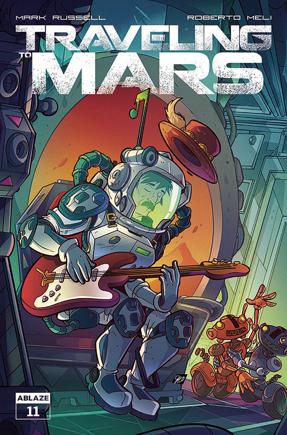 Ablaze Publishing Comic Books TRAVELING TO MARS #11 CVR C CIRO CANGIALOSI (MR) 85000892733111031 AUG231099