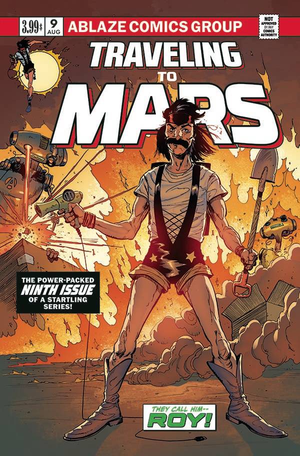 ABLAZE PUBLISHING Comic Books TRAVELING TO MARS #9 CVR D MCKEE HOMAGE (MR) 85000892733109041 JUN231262