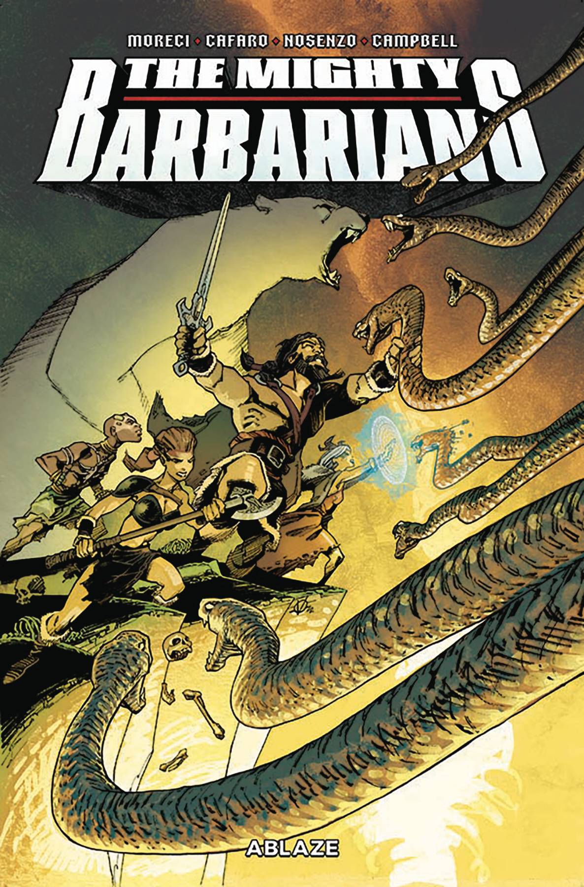 ABLAZE PUBLISHING Graphic Novel MIGHTY BARBARIANS TP (MR) 9781684972364 NOV230814