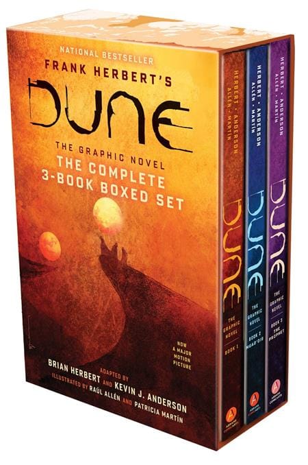 ABRAMS COMICARTS Graphic Novel DUNE THE GRAPHIC NOVEL THE COMPLETE 3 BOOK BOXED SET HC DUNE MUAD'DIB AND THE PROPHET 9781419787171 0925AB0471