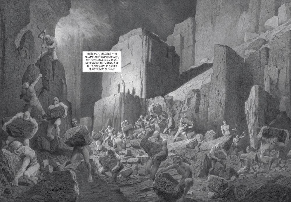Abrams Graphic Novel Dante's Inferno: A Graphic Novel Adaptation 9781419776755 ABR-9781419776755