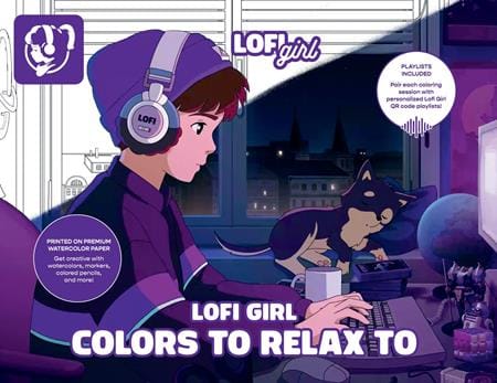 Abrams Graphic Novel LOFI GIRL COLORS TO RELAX TO TP (Release Date: 08/12/2026) 9781419794582 0626AB0520
