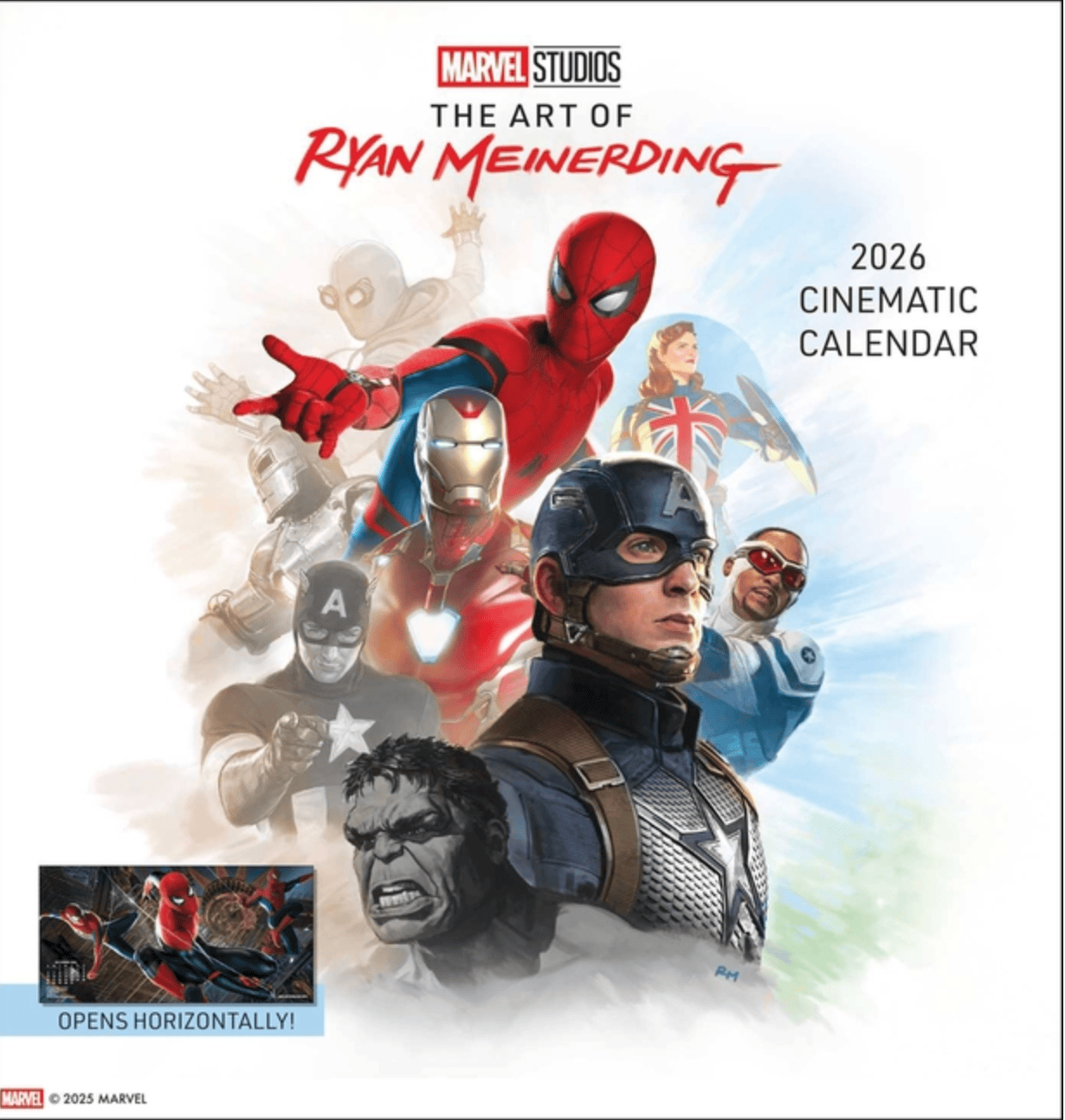 Abrams Stationery > Calendars 2026 Cinematic Wall Calendar - Marvel Studios: The Art of Ryan Meinerding 9781419784354 ING-9781419784354