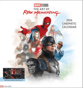Abrams Stationery > Calendars 2026 Cinematic Wall Calendar - Marvel Studios: The Art of Ryan Meinerding 9781419784354 ING-9781419784354