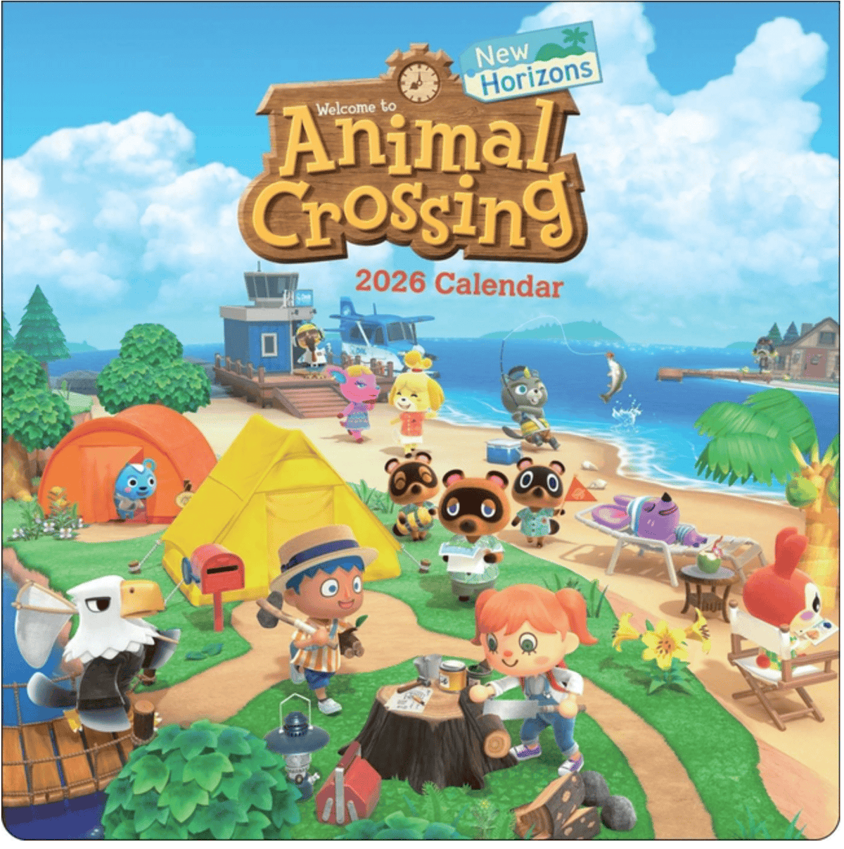 Abrams Stationery > Calendars 2026 Wall Calendar - Animal Crossing: New Horizons 9781419783500 ING-9781419783500