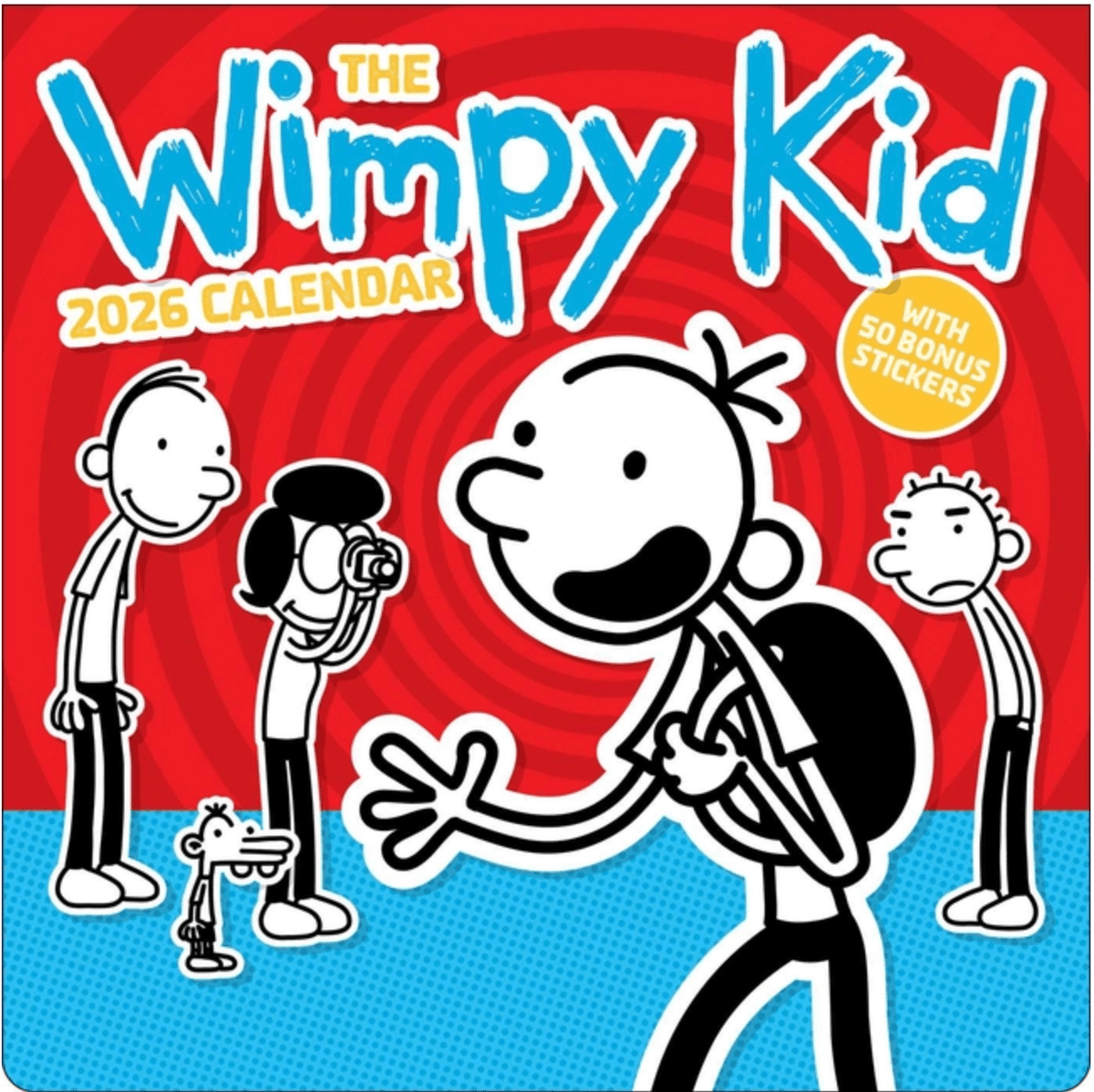 Abrams Stationery > Calendars 2026 Wall Calendar - Wimpy Kid 9781419782466 ING-9781419782466