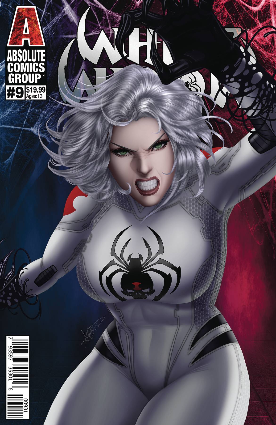 ABSOLUTE COMICS GROUP Comic Books WHITE WIDOW #9 CVR C DIAZ LENTICULAR (RES) 79359735301600931 NOV231086