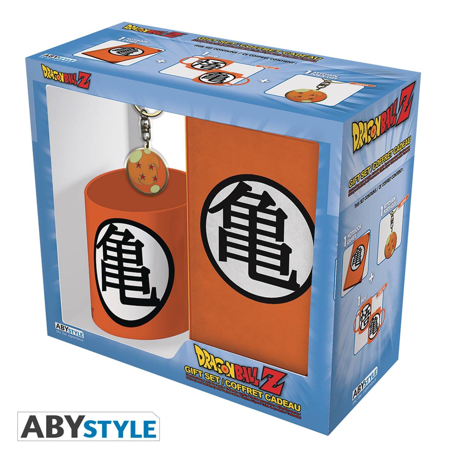 Abysse America Home > Drinkware ABY Style: Dragon Ball Z - 3-Piece Gift Set, Kame Symbol 819065025688 FEB239506