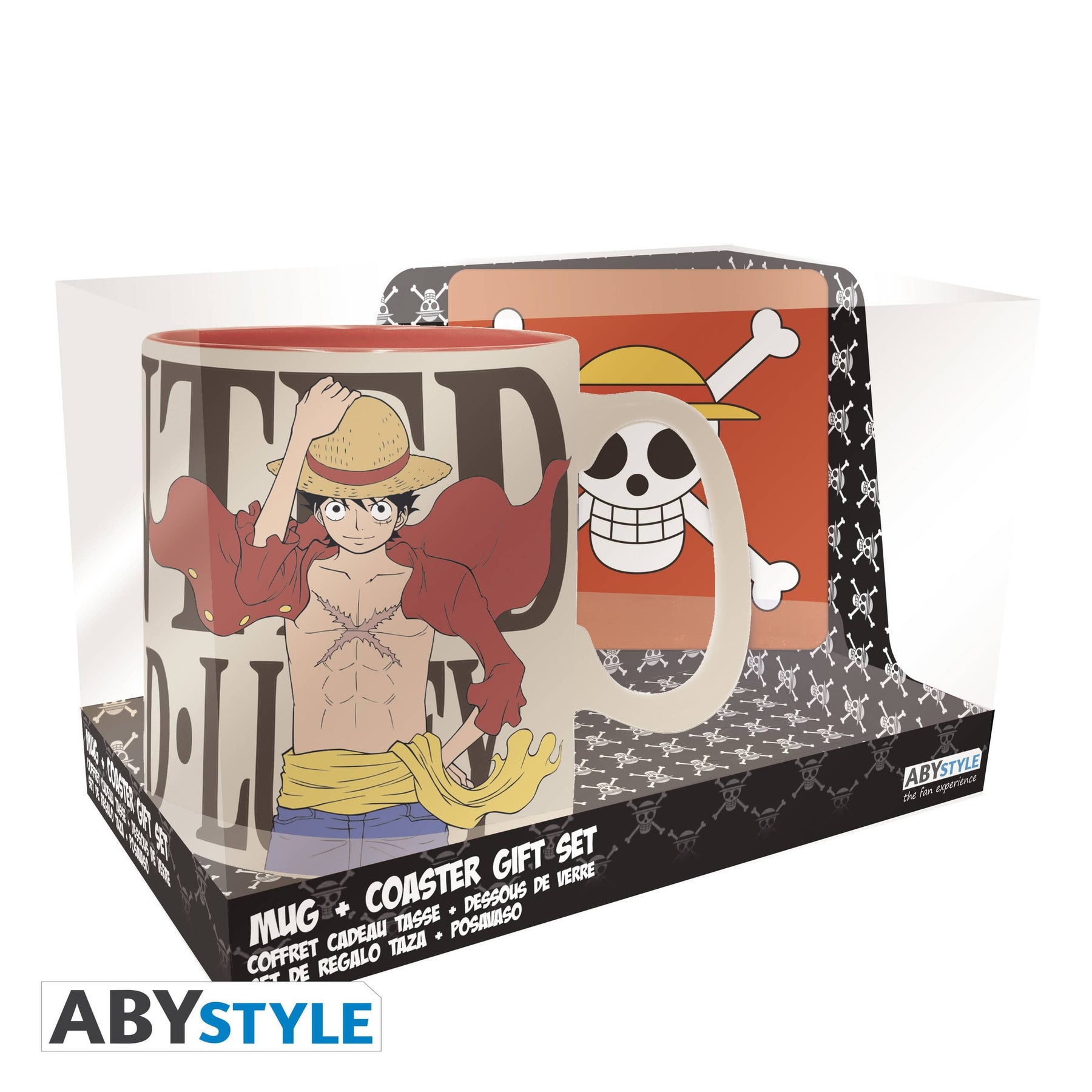 Abysse America Home > Drinkware AbyStyle: One Piece - Luffy Mug & Coaster Set 810066352964 MAR239467