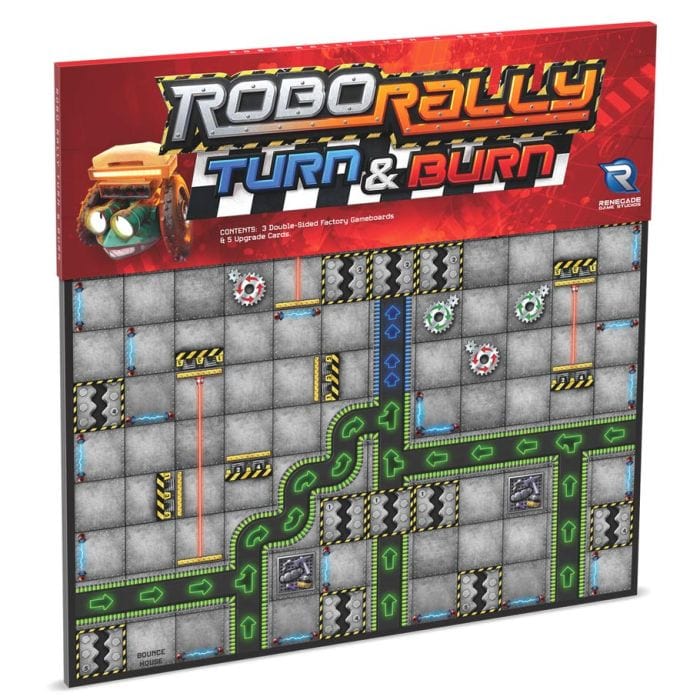 ACD Board Games > Expansion ROBO RALLY: TURN & BURN EXPANSION 810011727502 REN02750