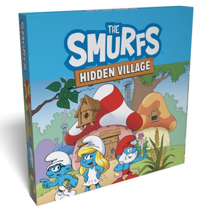 ACD Board Games > Small Box Games SMURFS HIDDEN VILLAGE BOARD GAME 810095332036 MAMSMHV001