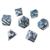 ACD Dice 7-Set Bulkhead Metal Multi Blue 9359627009349 CHR60144