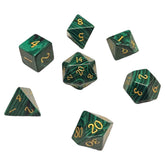 ACD Dice 7-Set Gemstone Malachite 9359627008823 CHR60092