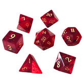 ACD Dice 7-Set Gemstone Ruby Crystal 9359627008915 CHR60101
