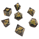 ACD Dice 7-Set ICU Liquid Core Sickly Green 9359627008458 CHR60055