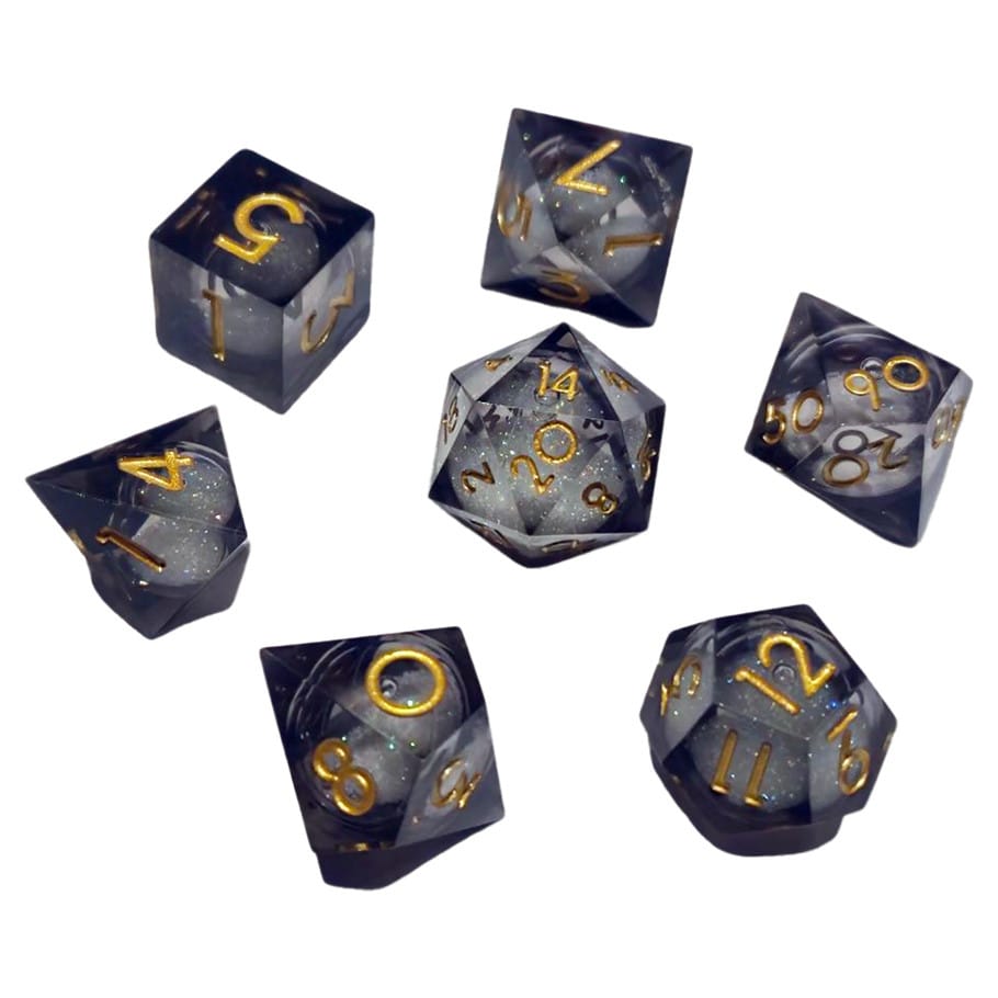 ACD Dice 7-Set Nebula Liquid Core Night 9359627008496 CHR60059