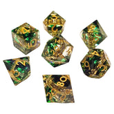 ACD Dice 7-Set Ringfellows Green 9359627008595 CHR60069