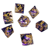 ACD Dice 7-Set Ringfellows Purple 9359627008601 CHR60070