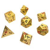 ACD Dice 7-Set Sakura Metal Gold Red 9359627009134 CHR60123