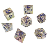 ACD Dice 7-Set Sparkle Liquid Core Icy 9359627008465 CHR60056