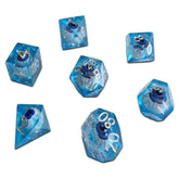 ACD Dice > Other Dice 7-Set Cube Molten Blue ICU 9359627006904 CHR60029