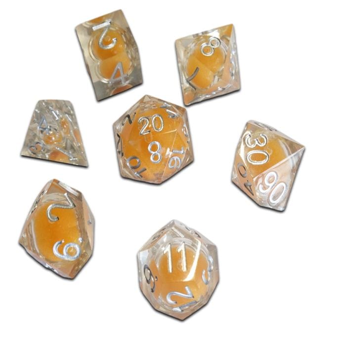 ACD Dice > Other Dice 7-Set Cube Molten Lava 9359627007031 CHR60042