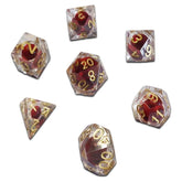 ACD Dice > Other Dice -Set Cube Molten Gold Masquerade 9359627007024 CHR60041