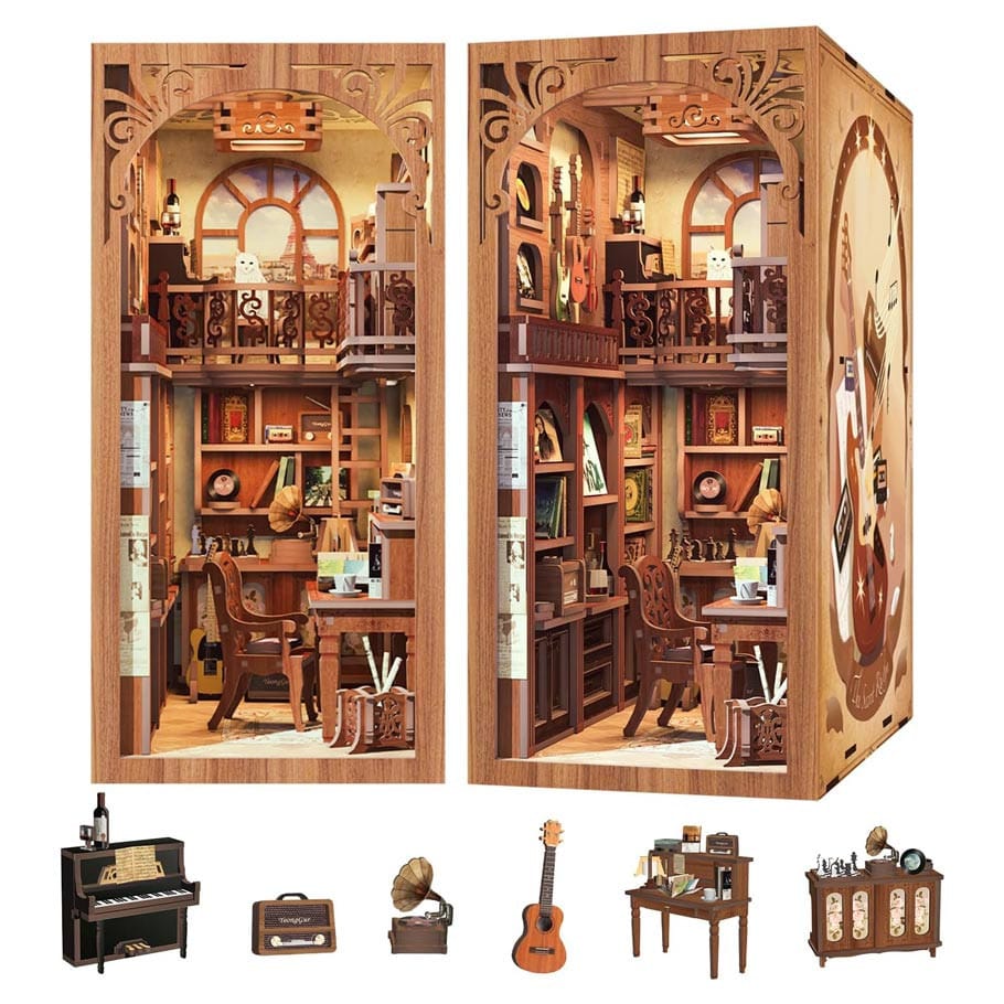 ACD Model Kits > Other Model Kits The Secret Rhythm Book Nook 6975436180104 CTBSZ03B