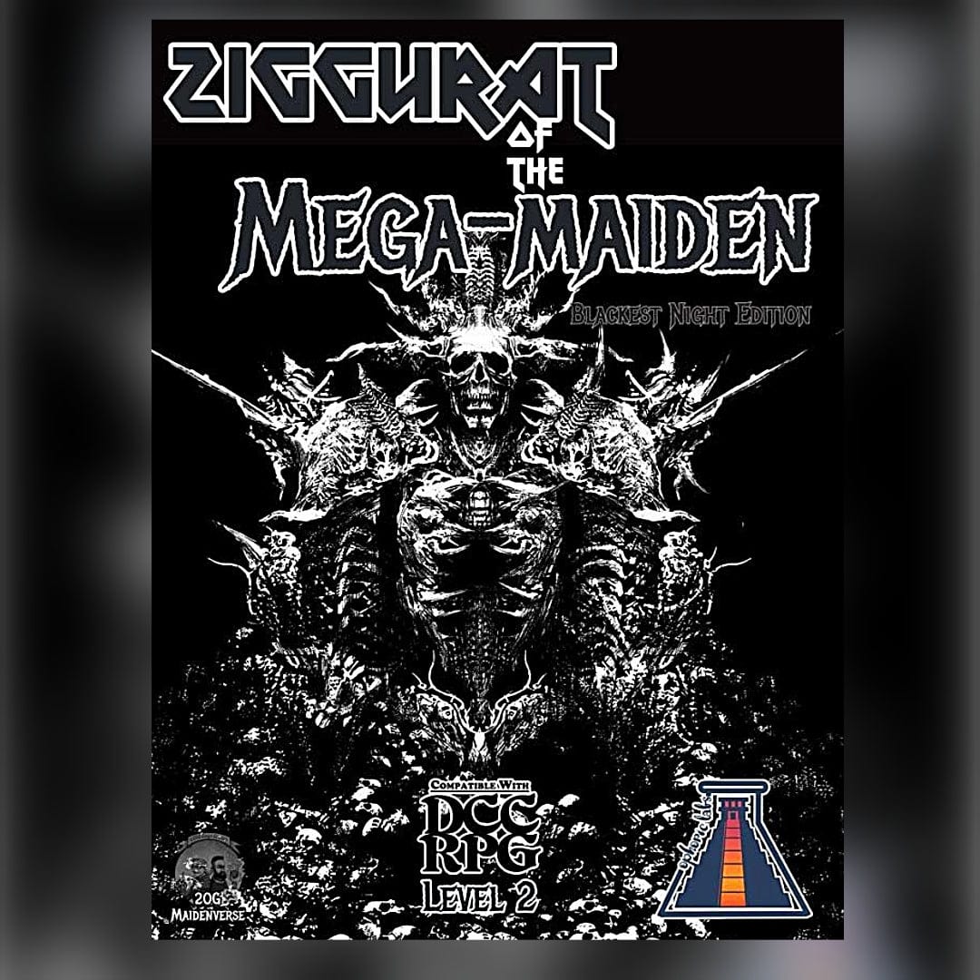 ACD Tabletop Games > Role-Playing Games Dungeon Crawl Classics: Adventure: Ziggurat of the Mega-Maiden: A Heavy-metal fueled Combat Fest 9798990383302 GMGGDO01001